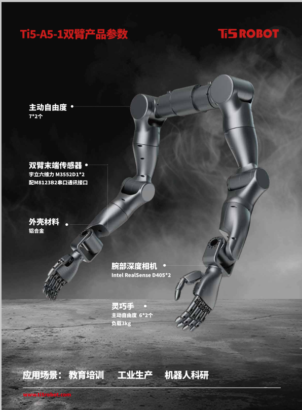 协作臂+双臂+仿生手