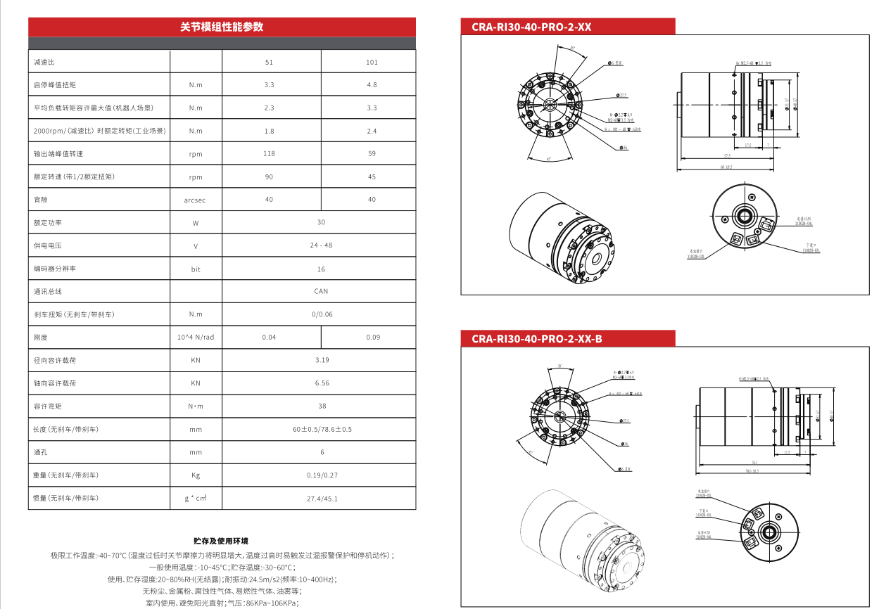 轻量化关节模组
