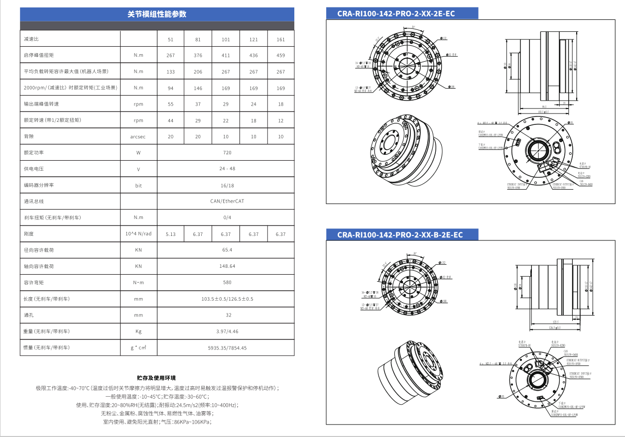 轻量化关节模组