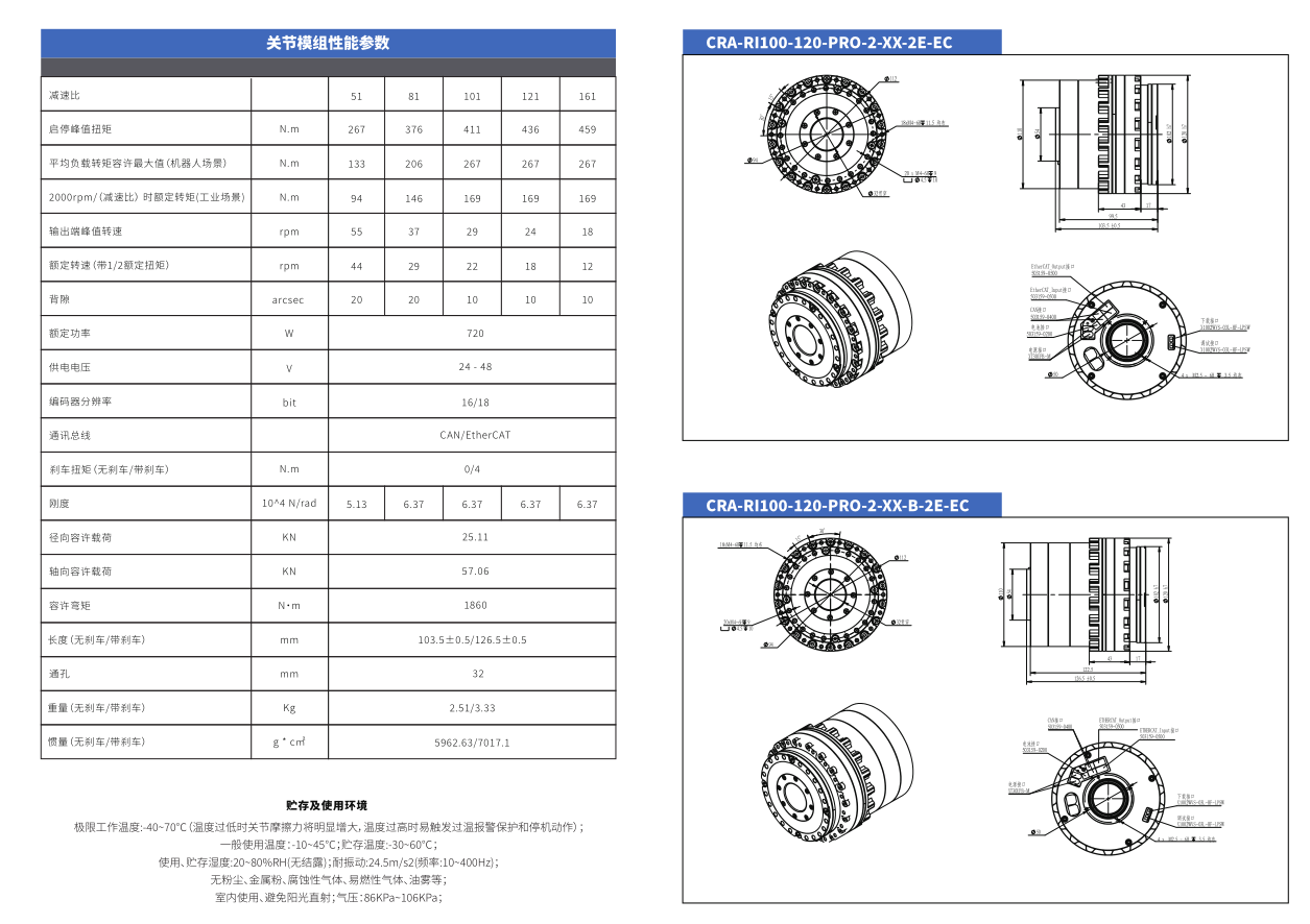 轻量化关节模组